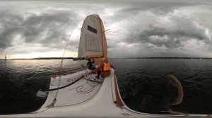 Вечерние гонки на лодках МХ700 в клубе Х-Sailing на пироговке 08.06.2025. Гонка 2.