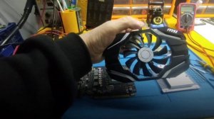 Обслуживание видеокарты. MSI GeForce GTX 1050