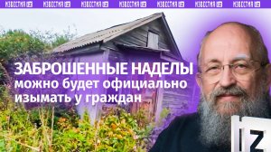 Не освоил, значит — отдавай. Вассерман — о новом законе о заброшенных участках / Открытым текстом