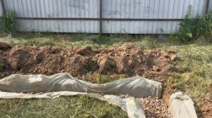 Монтаж септика Аквалос 3 ун и дренаж участка в ДНП Никольское !
