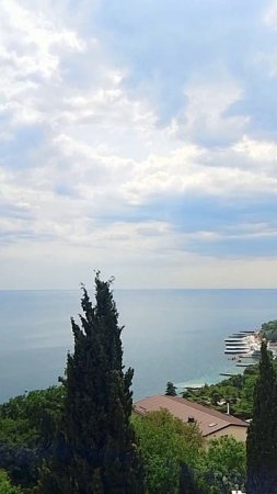 Море блестит. Крым. ЮБК, Гаспра. 02.06.2025г.