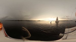 Вечерние гонки на лодках МХ700 в клубе Х-Sailing на пироговке 08.06.2025. Гонка 4.
