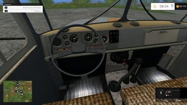 Мод УРАЛ-4420 с цистерной для Farming Simulator 2015 смотреть онлайн