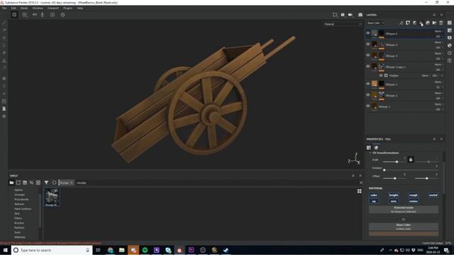 Level 1- Beginner's Guide for Wood Textures in Substance Painter - Stylized Station's Crafting Hall