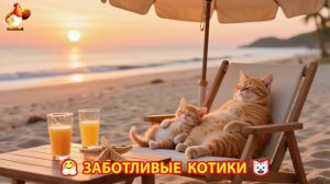 Заботливые котики спешат на помощь (65)