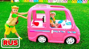 Влад и Ники | Веселые истории с детскими машинками! Видео для детей.