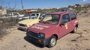 "Кладбище" автомобилей "Ока" сняли на фото в США.