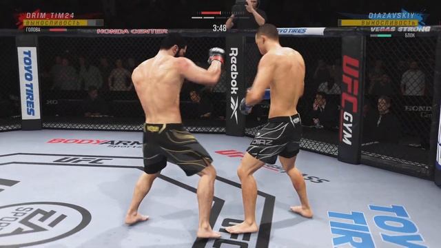 EA SPORTS UFC 4_Ислам Махачев VS Нейт Диас_SFL FIGHT смотреть онлайн