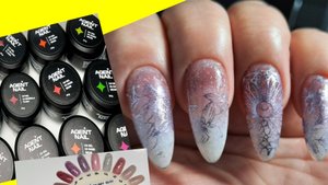 *669*Обзор гелей AGENT NAIL.Тестирую на себе.Наращивание на Гелевые типсы.Тройной градиент.