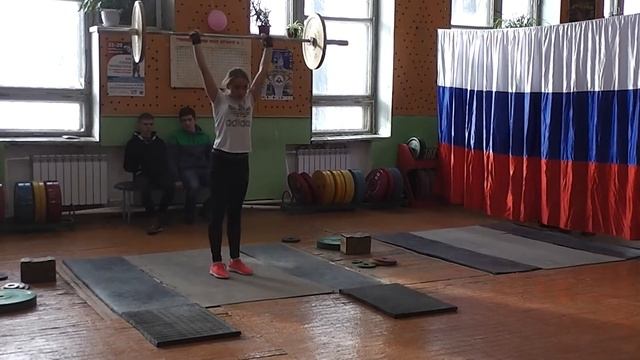 Чубова Олеся. Тяжелая атлетика. Младшие девочки. 26.01.2018 смотреть онлайн