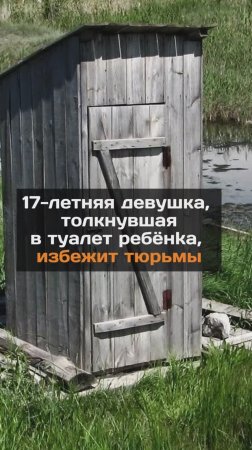 Девушка, толкнувшая ребенка в яму туалета, избежит тюрьмы