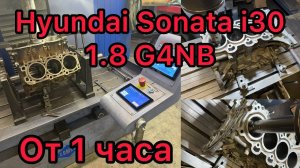 Гильзовка блока Расточка двигателя Hyundai Sonata i30 1.8 G4NB Хендай Соната, ай30 Шлифовка блока