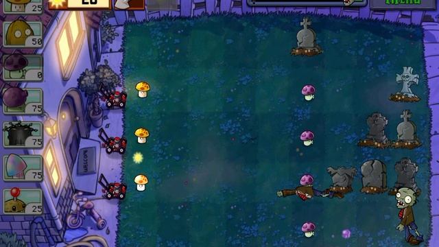 Plants VS Zombies ПВЗ уровень Ночь 5-6 ИГРАЮ в Растения Против ? смотреть онлайн