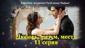 Обзор турецкого сериала "Любовь, разум, месть" 11 серия