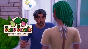 1.5 Брокколи 🥦 Привет, баклажанчик) 🍆  | Very Veggie Legacy Challenge | Симс 4