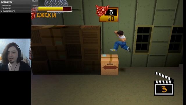 Jackie Chan Stuntmaster, приключения Джеки Чана на PS1 смотреть онлайн