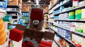 🎵 ГЛУПЫЙ ЛЁНЯ 1 СЕРИЯ / ЗА ХЛЕБОМ! 🔥 (Майнкрафт Клип, П?