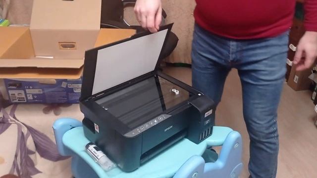 Распаковка — МФУ Epson L3250 смотреть онлайн