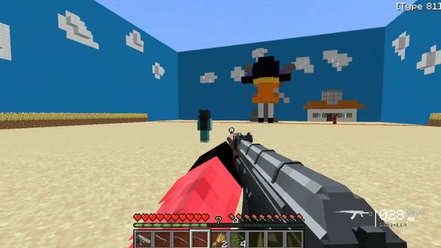 НОВЫЙ НАДЗИРАТЕЛЬ ИГРЫ В КАЛЬМАРА В МАЙНКРАФТ !