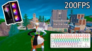 Fortnite RELOAD SOLO | Keyboard Panteon T16 CS HS  | RELAX | Gameplay ⭐| 200FPS | RTX 3050 (8GB)