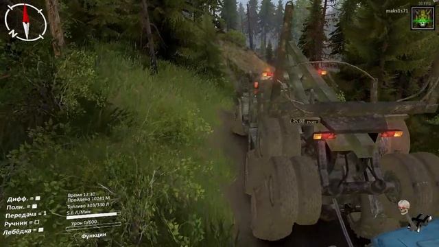 ***SpinTires***Карта***Лесные Тропы***Серия 4.Автор***SERJ.46. смотреть онлайн