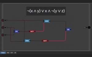 Digital Logic Sim: реализация логического выражения