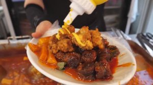 Корейский куриный карри токпокки