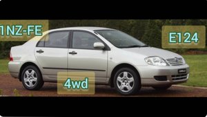 1nz-fe кузов E124, 4wd. Тойота Королла 2001 года .mp4