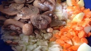 Картофель с грибами в рукаве