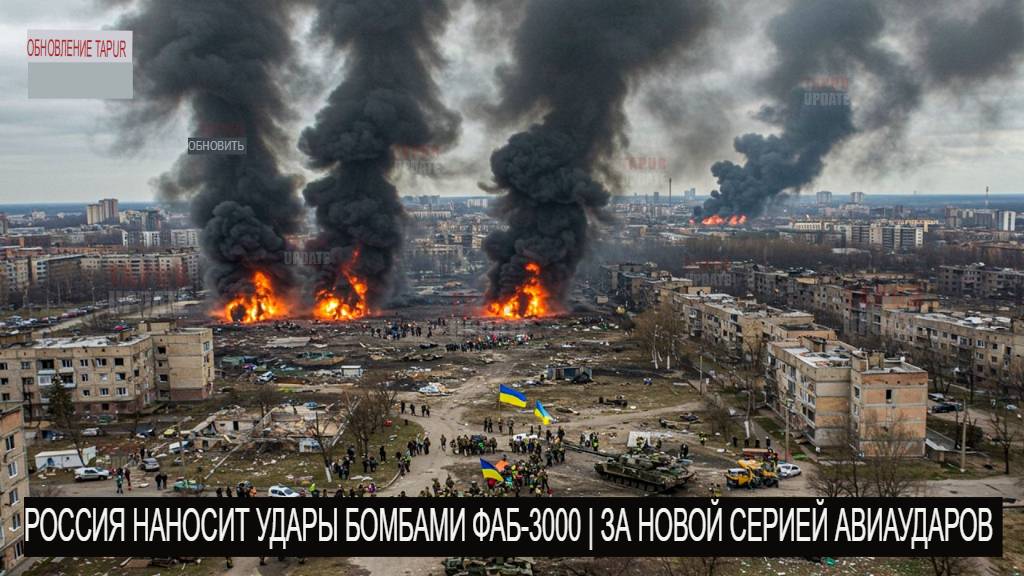 Когда российская ФАБ-3000 УНИЧТОЖИЛА склад оружия после удара Ту-95МС