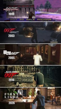 Эволюция игр про Джеймса Бонда 1999-2026