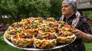 Хлеб с Бараниной Запечённый на Камнях | Древняя Кулинария на Горячих Камнях