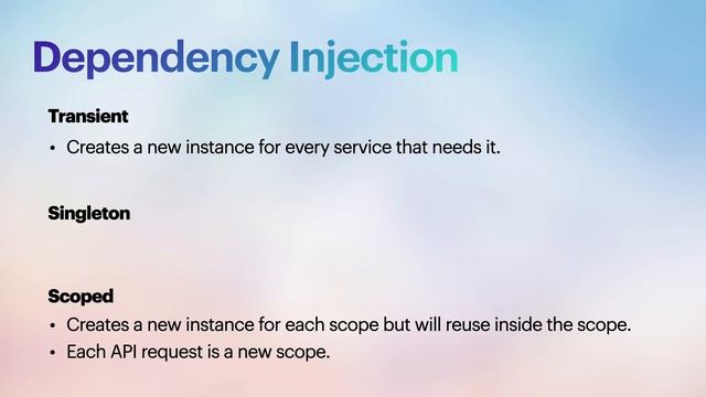 30. Dependency Injection and Other Methods