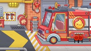 Пожарная станция в аватар ворлд🔥🚒 секретики новой локации ❤️