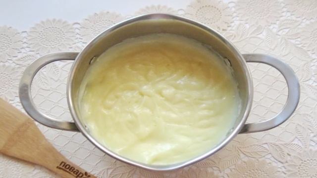 Банановый пудинг с печеньем