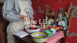 Ame LIFE vlog Работа, вязание для кошек и повседневная жизнь 🐈⬛🌼