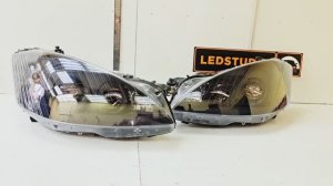 Mercedes-Benz W221  модернизация света фар