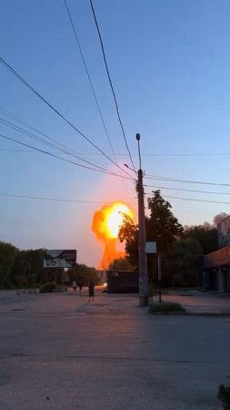 Опубликовано видео одной из детонаций в Тернополе 6 июня