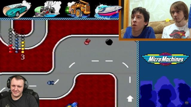 Pixel_Devil, Kinaman и JjAR - Турнир по Micro Machines #1 | Реакция смотреть онлайн