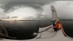 Вечерние гонки на лодках МХ700 в клубе Х-Sailing на пироговке 08.06.2025. Гонка 3.