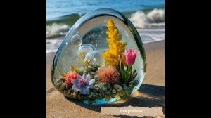 Стеклянный пейзаж на море