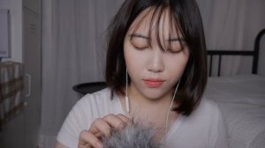 DOOBOO ASMR. Близкий шёпот, движения рук, звуки рта, манипуляции с ветрозащитой микрофона.