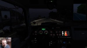 American Truck Simulator сезон 2 серия 2 Даллес ночью