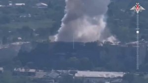 Удар ОДАБ-1500 по ПВД  ВСУ