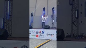 Андрей Картман на Фестивале современного городского искусства в Новосибирске