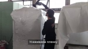 Упаковка оборудования на заводе за 50 минут