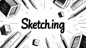 Sketching: от линий к фигурам (Треугольник, квадрат, прямоугольник) | Урок 3
