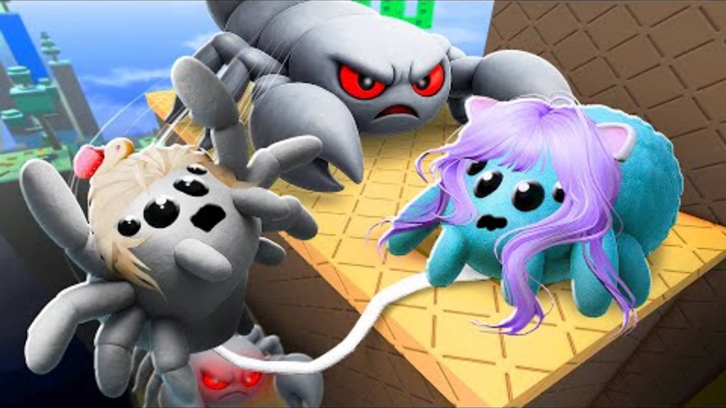 ПАУКИ СНОВА В ДЕЛЕ! Roblox Webbed 2 Player Obby