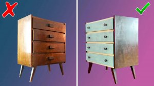 Обновляем советскую тумбочку и декорируем ее мозаикой из витражного стекла!