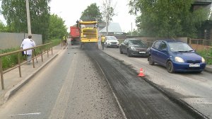 (Рыбинск-40) ПЕРЕБОРСКИЙ ТРАКТ СНОВА РЕМОНТИРУЮТ